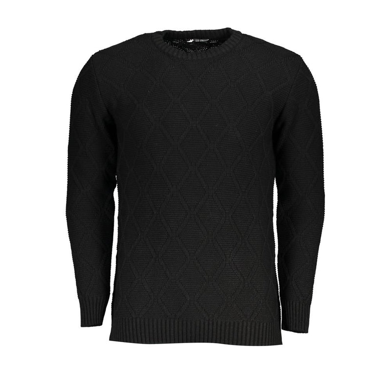U.S. Grand Black Acrylic Men's Sweater - Stylish & Comfortable
