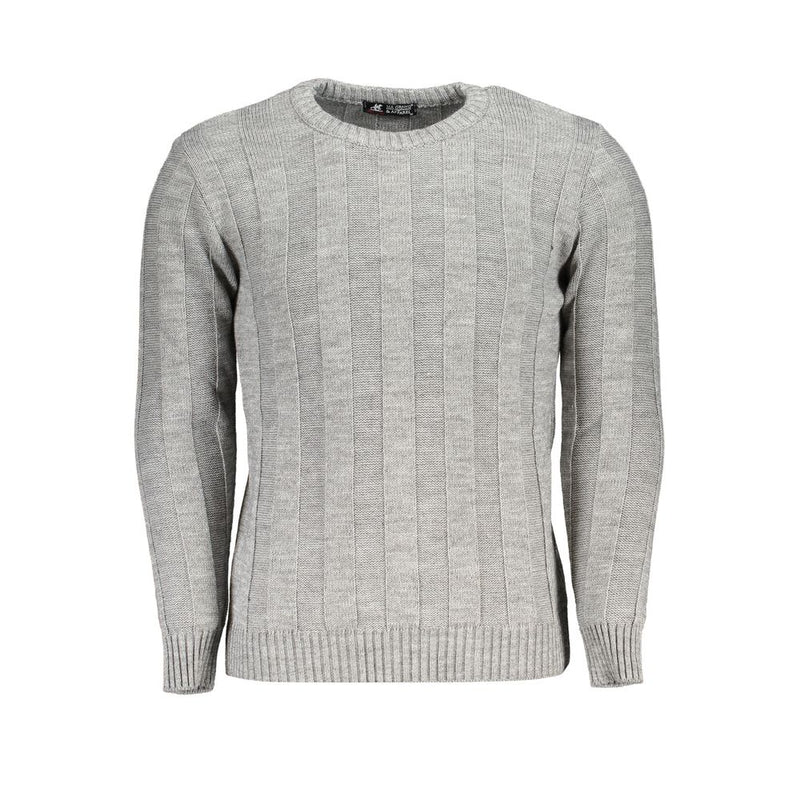 U.S. Grand Grigio Acrylic Men Sweater - Stylish & Comfortable