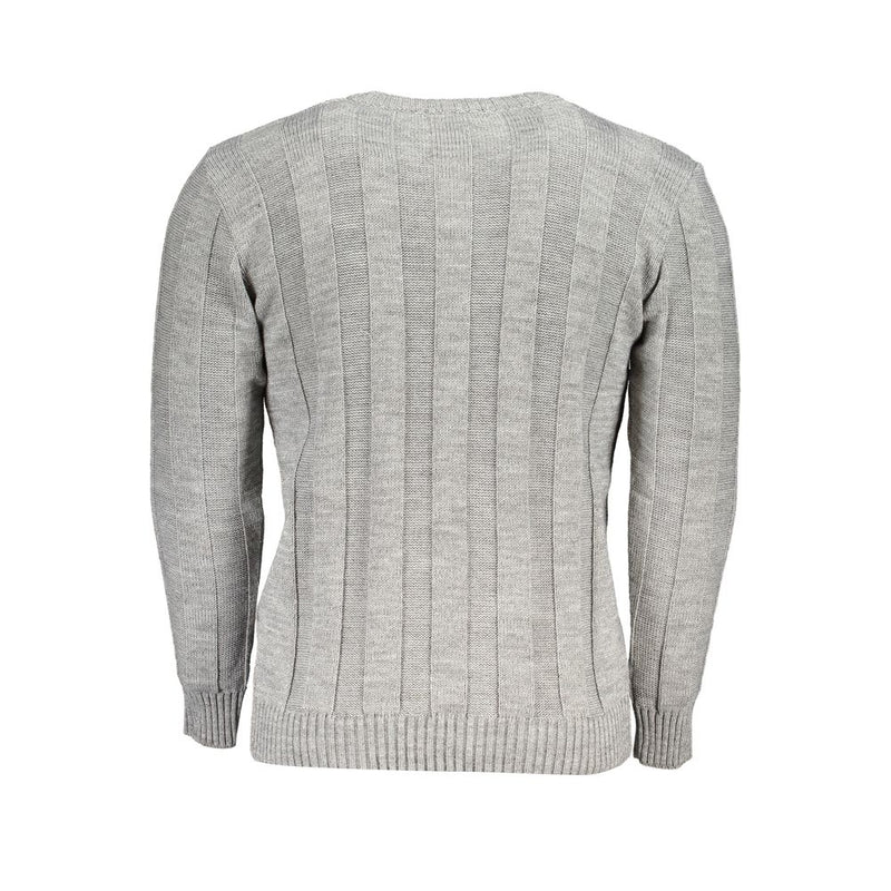 U.S. Grand Grigio Acrylic Men Sweater - Stylish & Comfortable