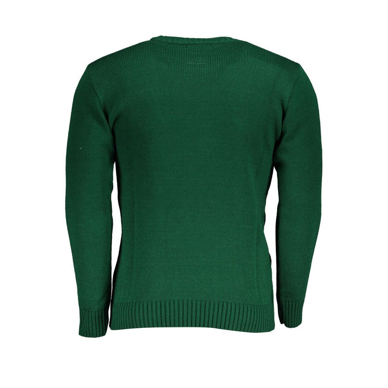 Amerikaans Groen Effen Stoffen Sweatshirt