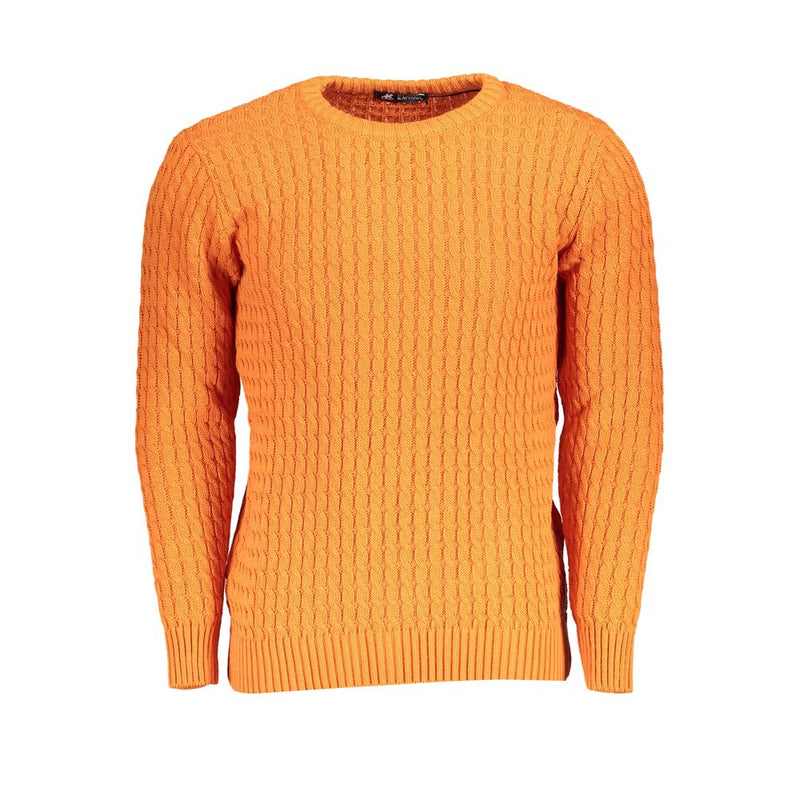 U.S. Grand Arancione Acrylic Men's Sweater