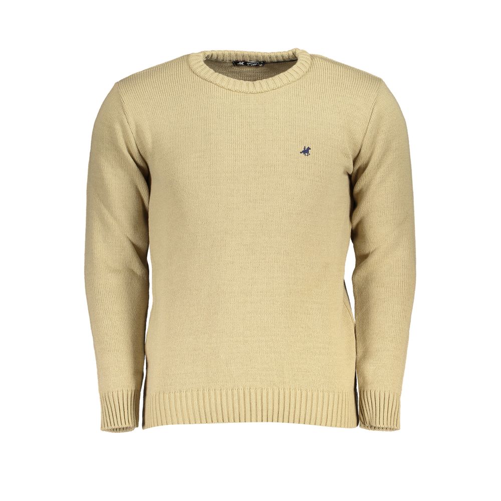 U.S. Grand Beige Fabric Sweatshirt for Men