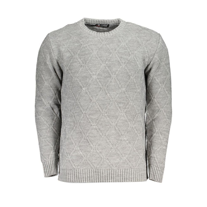 Amerikaans sweatshirt van grijs fleecestof