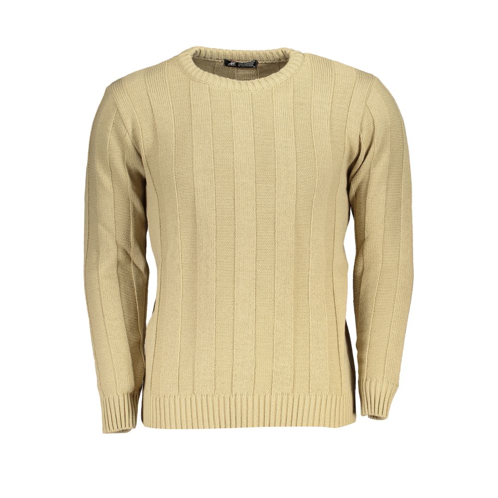 U.S. Grand Beige Fabric Sweatshirt for Men