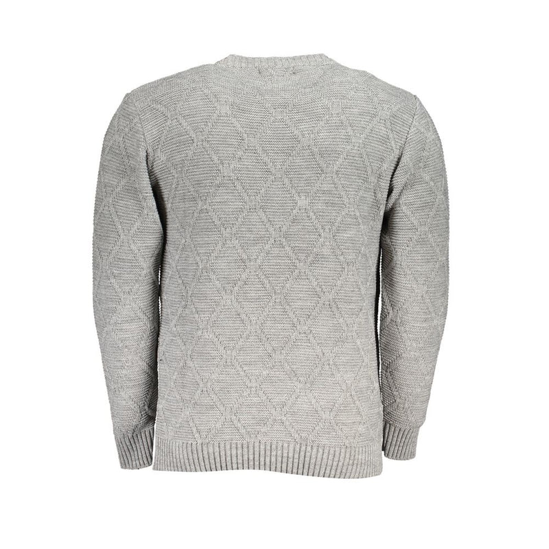 Amerikaans sweatshirt van grijs fleecestof