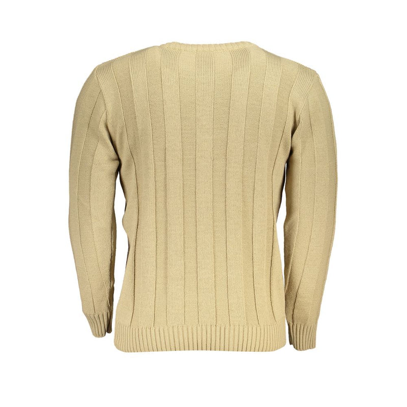 U.S. Grand Beige Fabric Sweatshirt for Men