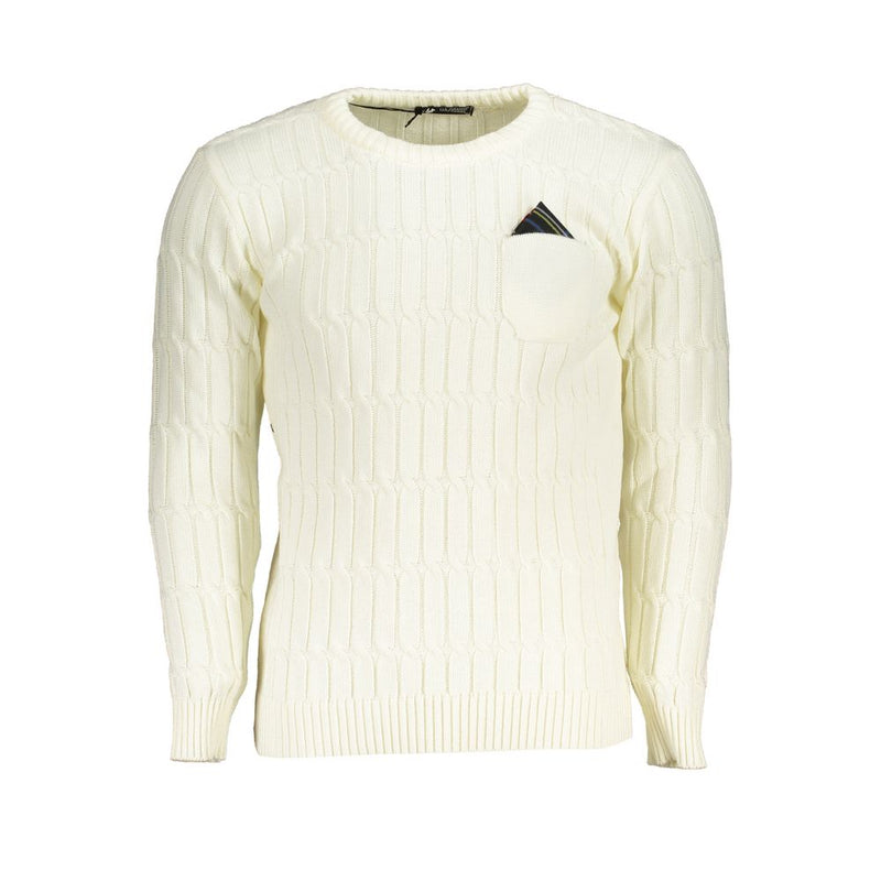 U.S. Grand White Fabric Sweatshirt - Comfortable & Stylish
