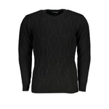 U.S. Grand Black Acrylic Sweater for Men