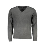 U.S. Grand Gray Viscosa Mens Sweater - Oversized Comfort & Style