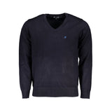 U.S. Grand Blue Viscosa Men Sweater - Oversized Comfort