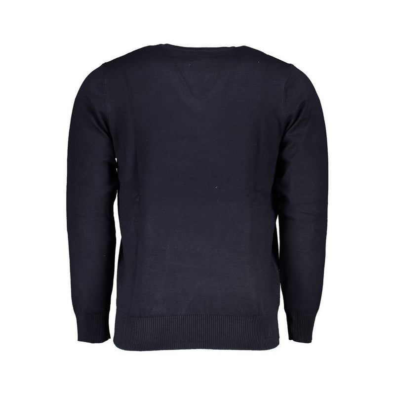 U.S. Grand Blue Viscosa Men Sweater - Oversized Comfort