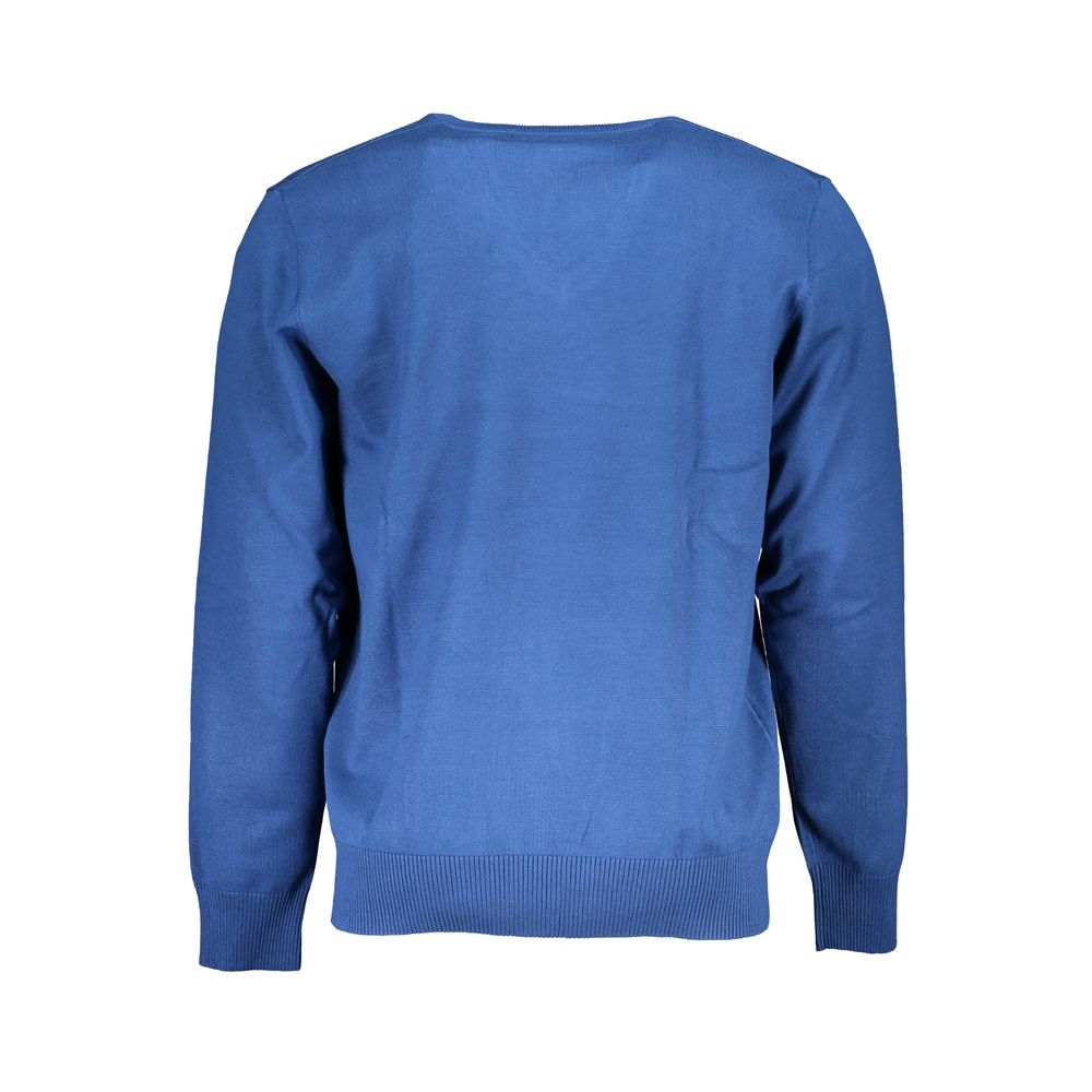 U.S. Grand Blu Viscosa Uomo Maglia - Pull Oversize