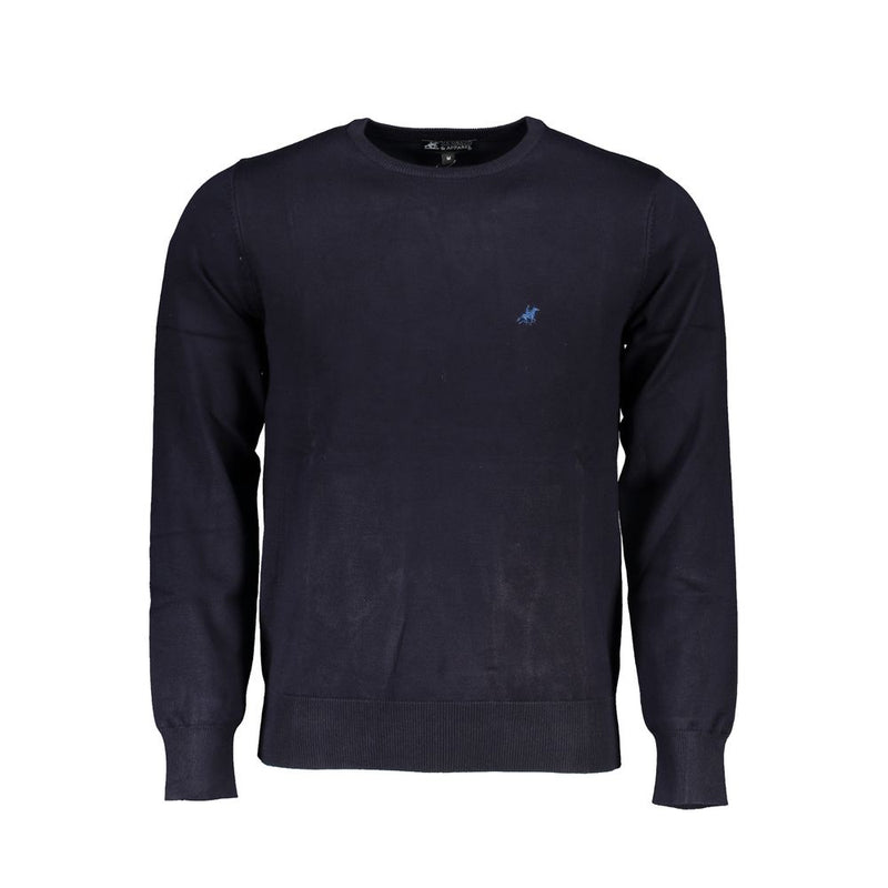 U.S. Grand Blue Viscose Men's Oversized Sweater