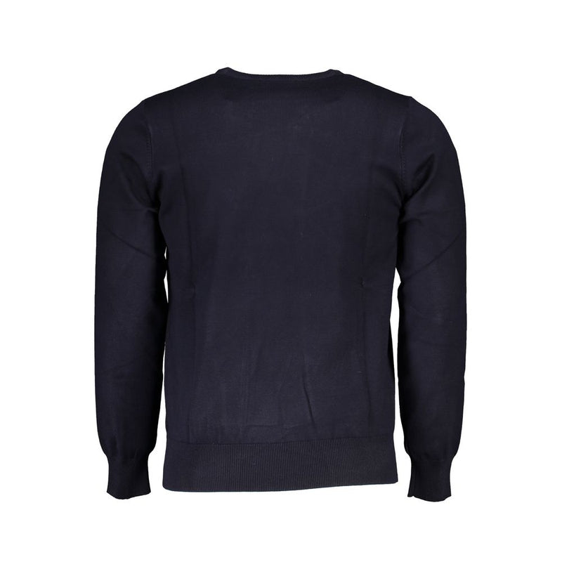 U.S. Grand Blue Viscose Men's Oversized Sweater