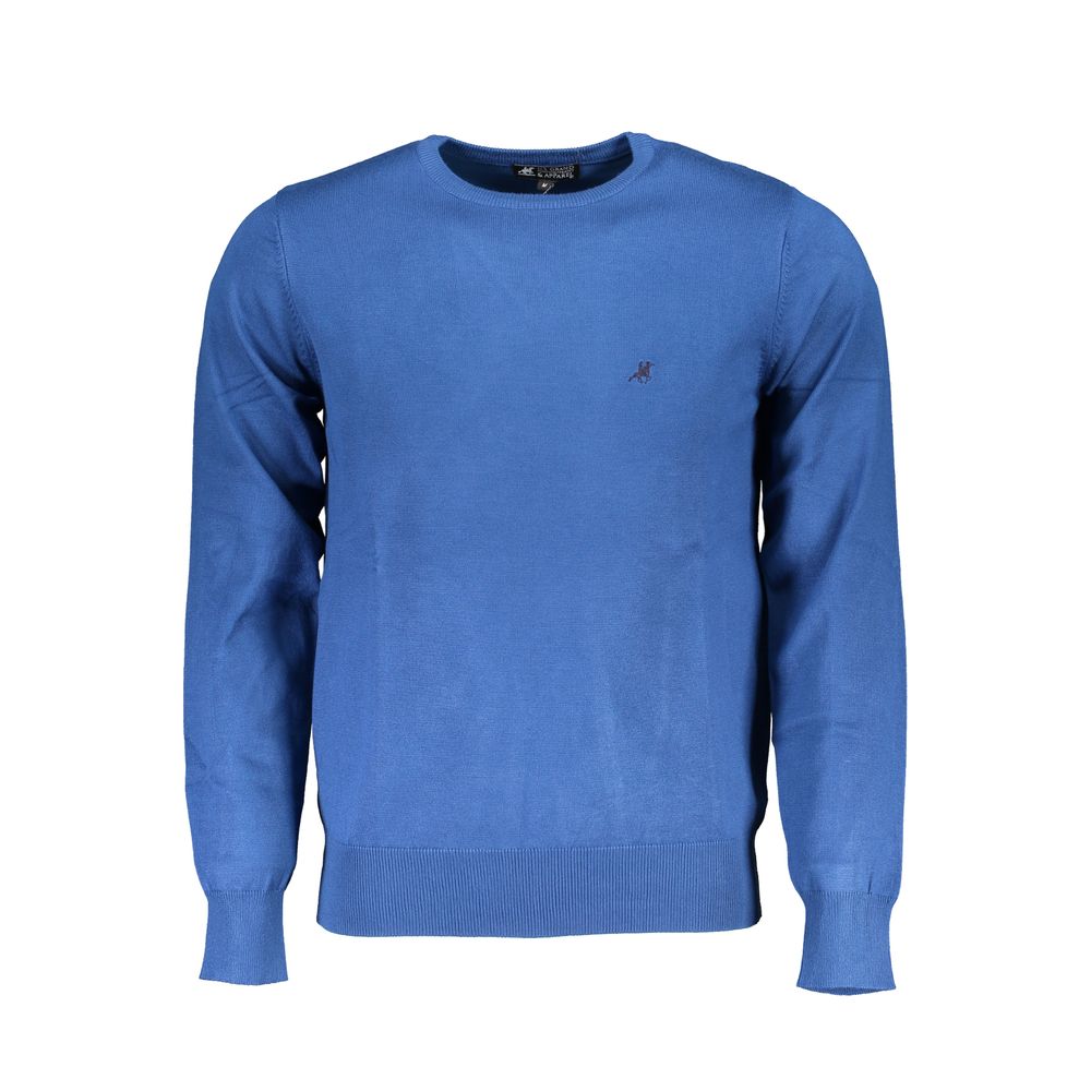 U.S. Grand Blue Nylon Sweatshirt - Oversized Crew Neck