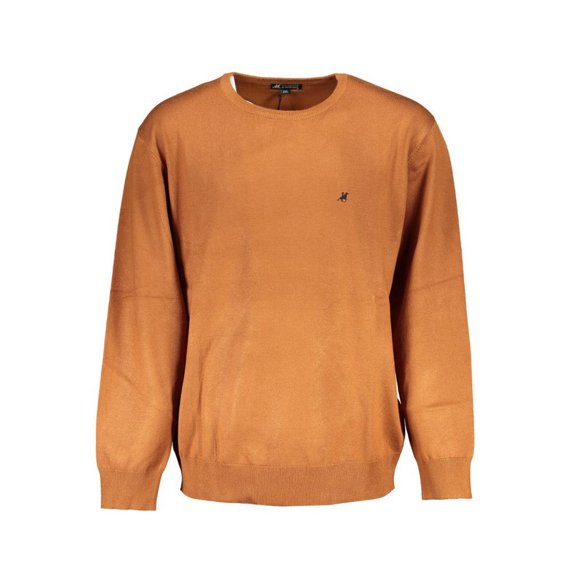 U.S. Grand Marrone Viscosa Men's Sweater - Oversized Style