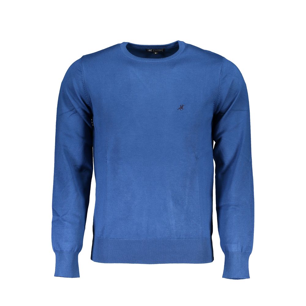U.S. Grand Blue Viscosa Men's Sweater - Oversized Comfort