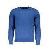 U.S. Grand Blue Viscosa Men's Sweater - Oversized Comfort