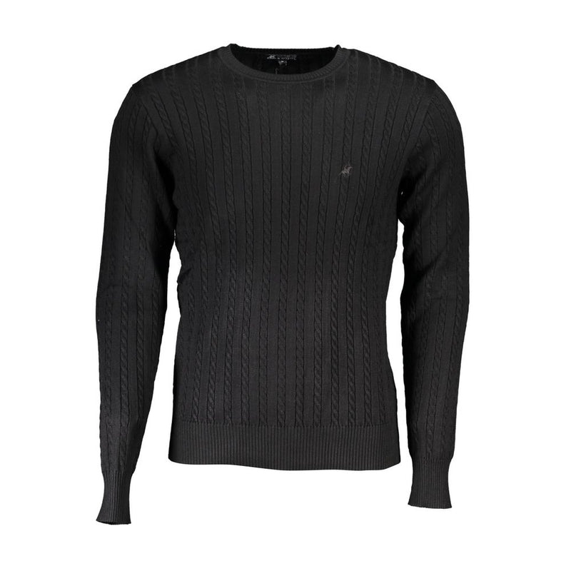 U.S. Grand Black Nylon Sweatshirt for Men