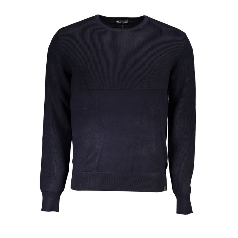 U.S. Grand Blue Viscose Men's Long-Sleeved Shirt