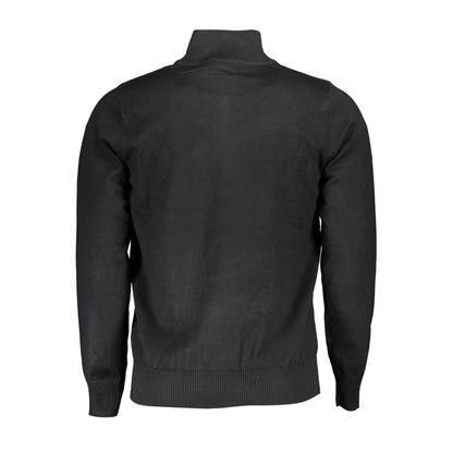 U.S. Grand Black Viscose Men's Sweater