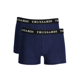 Trussardi Blu Cotton Men's Boxer - Comfort Meets Style