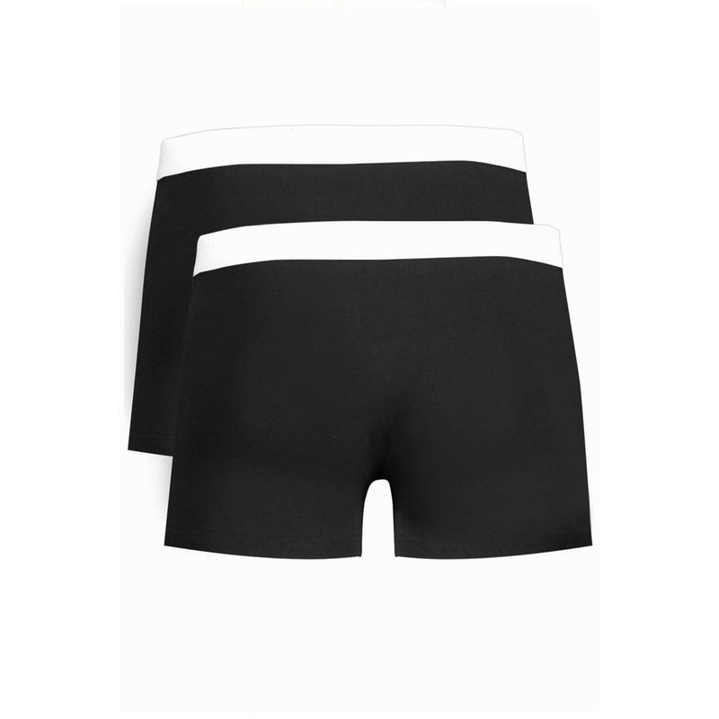 Trussardi Black Cotton Men's Boxer Briefs - Comfortable & Stylish