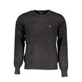 U.S. Grand Black Viscosa Men Sweater - Classic Style