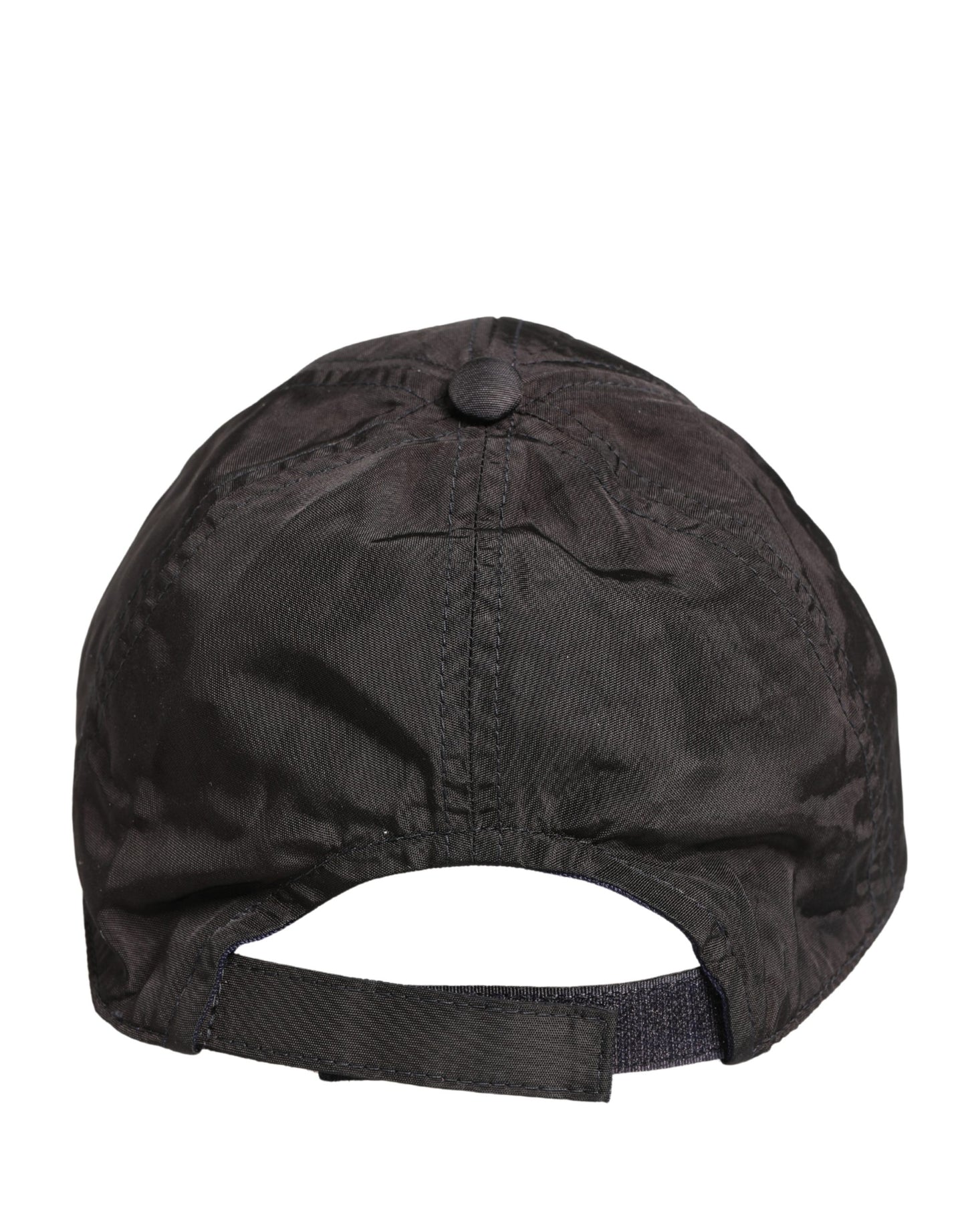 Dolce & Gabbana Casquette de baseball à 6 panneaux en coton noir pour homme