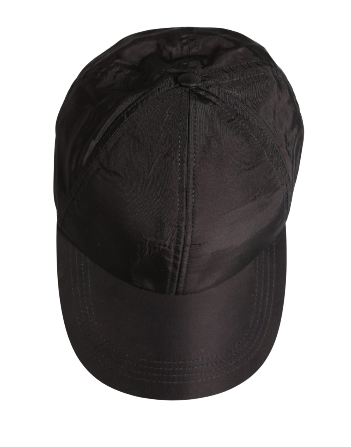 Dolce & Gabbana Casquette de baseball à 6 panneaux en coton noir pour homme