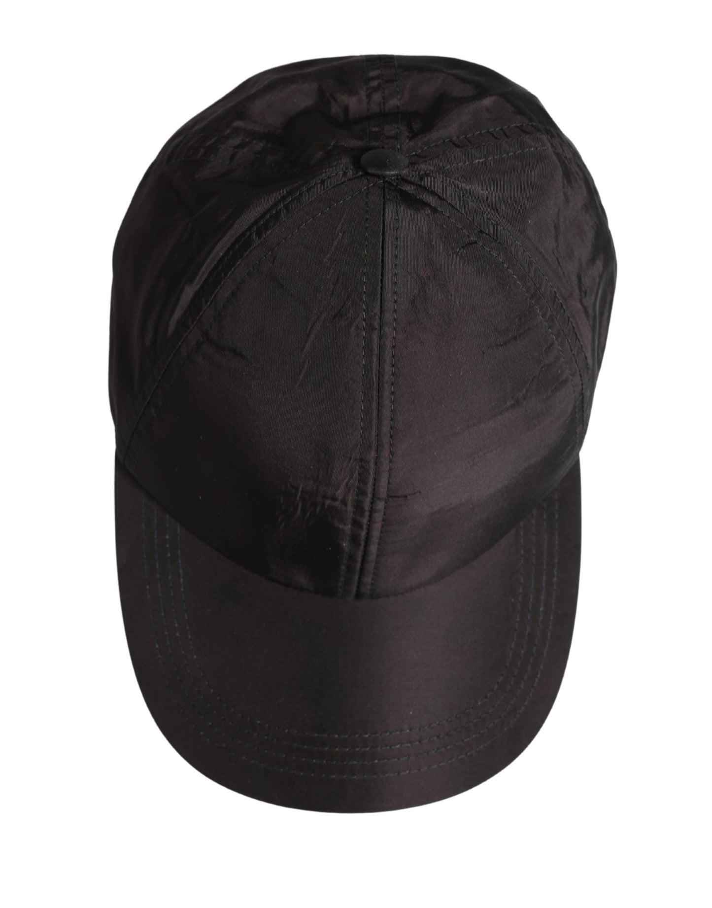 Dolce & Gabbana Casquette de baseball à 6 panneaux en coton noir pour homme