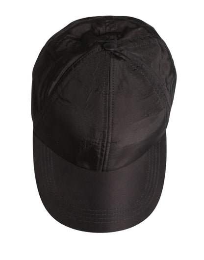 Dolce & Gabbana Casquette de baseball à 6 panneaux en coton noir pour homme
