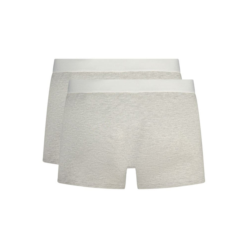 Trussardi Gray Cotton Men's Boxer Short - Comfortable & Stylish