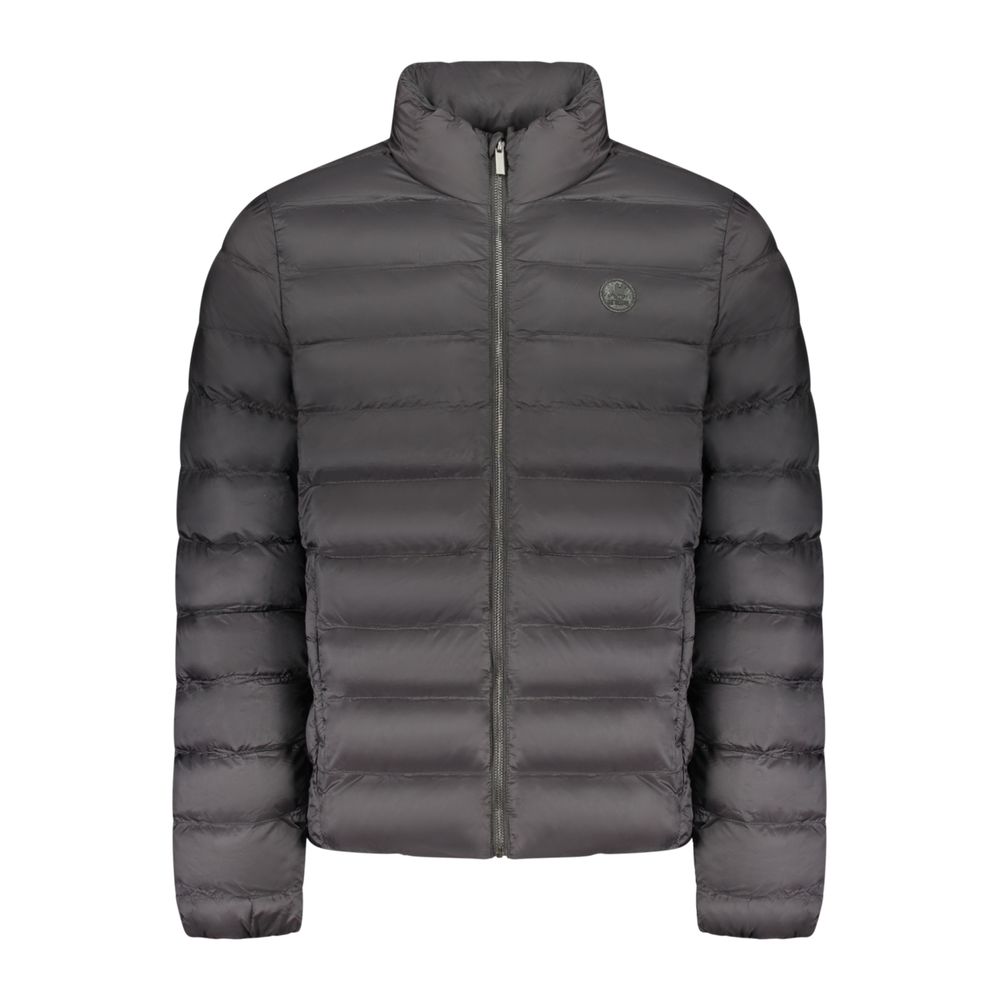 U.S. Grand Black Polyester Men's Jacket - Lightweight & Stylish