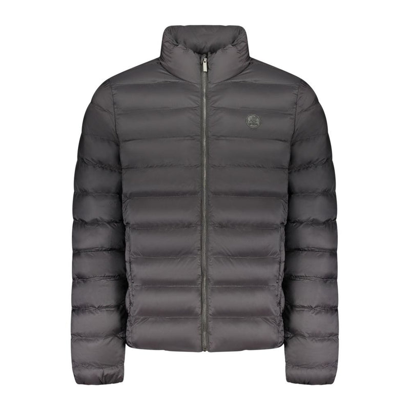 U.S. Grand Zwart Polyester Herenjack