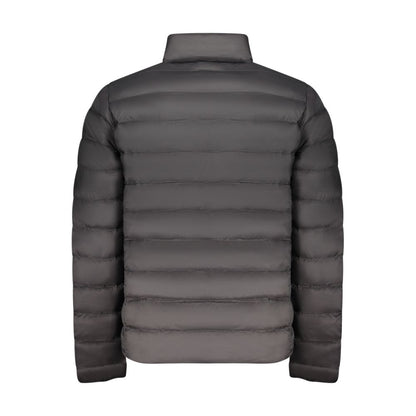 U.S. Grand Zwart Polyester Herenjack