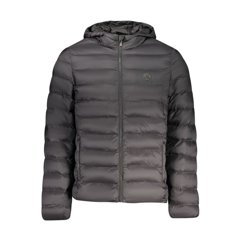 U.S. Grand Black Polyester Men's Jacket - Stylish & Practical