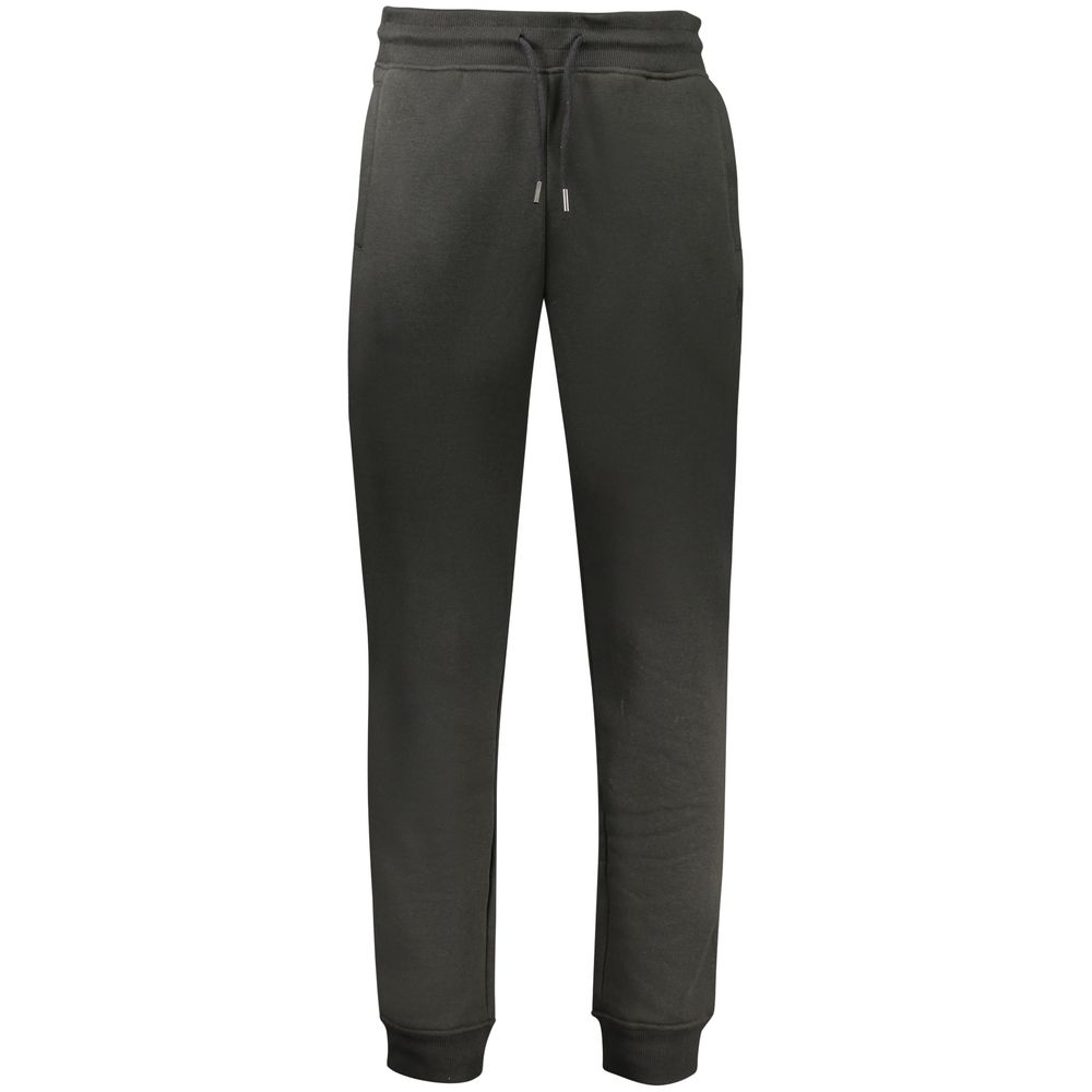 U.S. Grand Zwarte Polyester Herenjoggingbroek