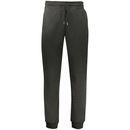 U.S. Grand Zwarte Polyester Herenjoggingbroek