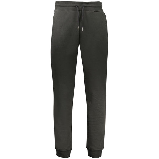 U.S. Grand Zwarte Polyester Herenjoggingbroek