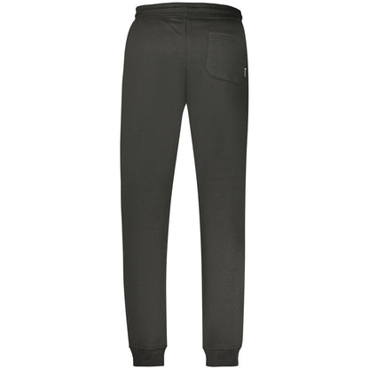 U.S. Grand Zwarte Polyester Herenjoggingbroek