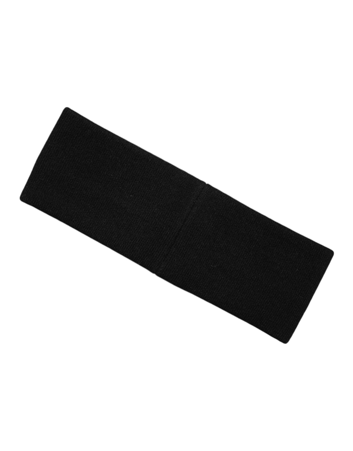 Dolce & Gabbana Heren Zwart Wit Kasjmier Logo Hoofdband Muts
