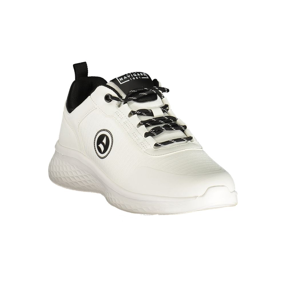 Navigare Bianco Polyurethane Men Sneaker - Stylish & Comfortable