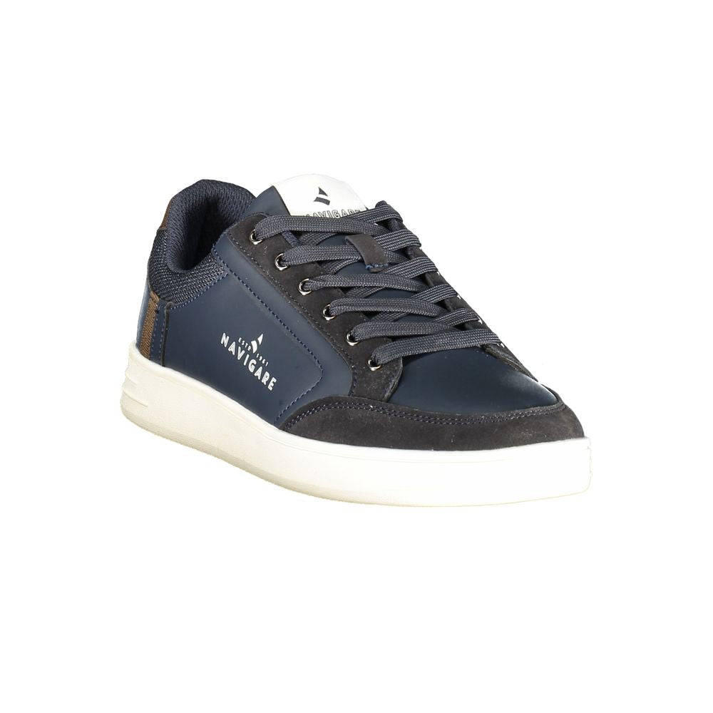 Navigare Blue Polyester Men Sneaker - Stylish and Comfortable