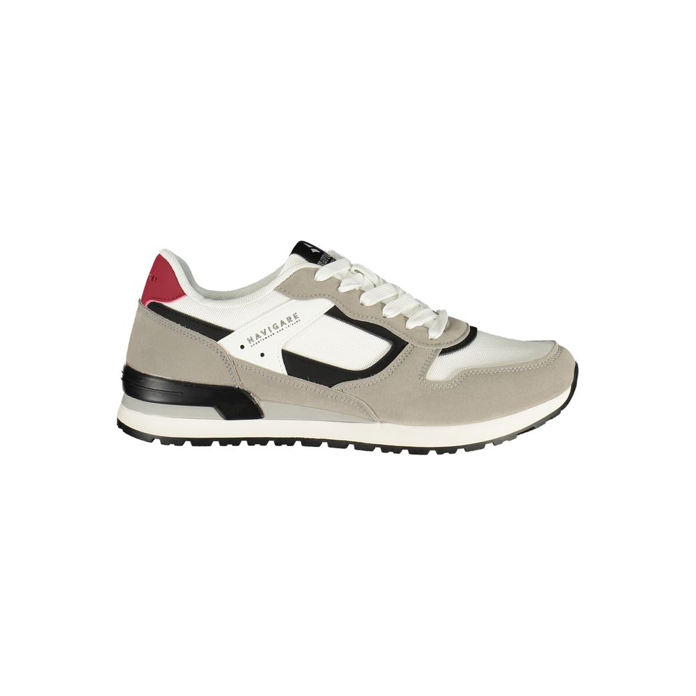 Navigare Kraken White Polyester Men Sneakers