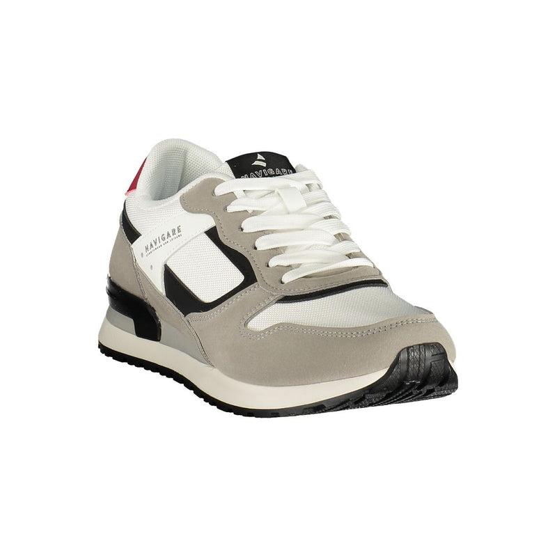 Navigare Kraken White Polyester Men Sneakers