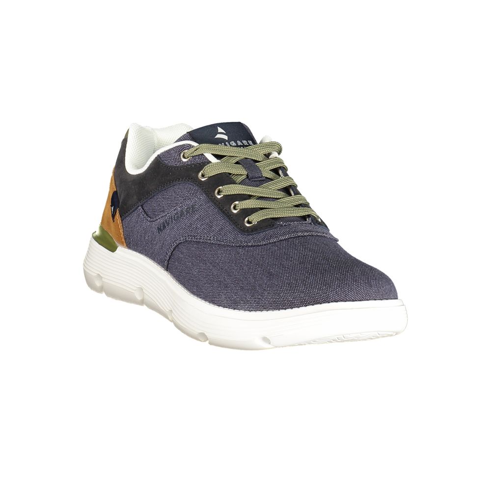 Navigare Blue Polyester Men Sneaker - Stylish Comfort