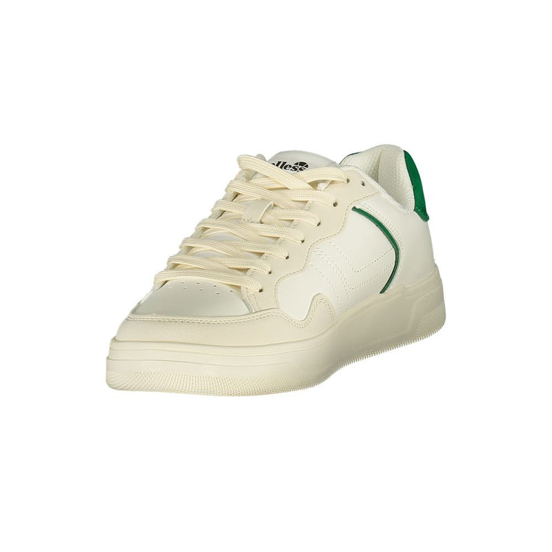 Ellesse Allan White Men Sneaker with Green Accents