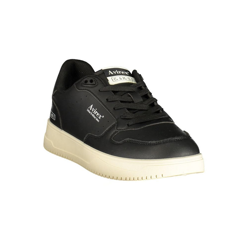 Avirex Laren Black Men’s Sports Sneakers