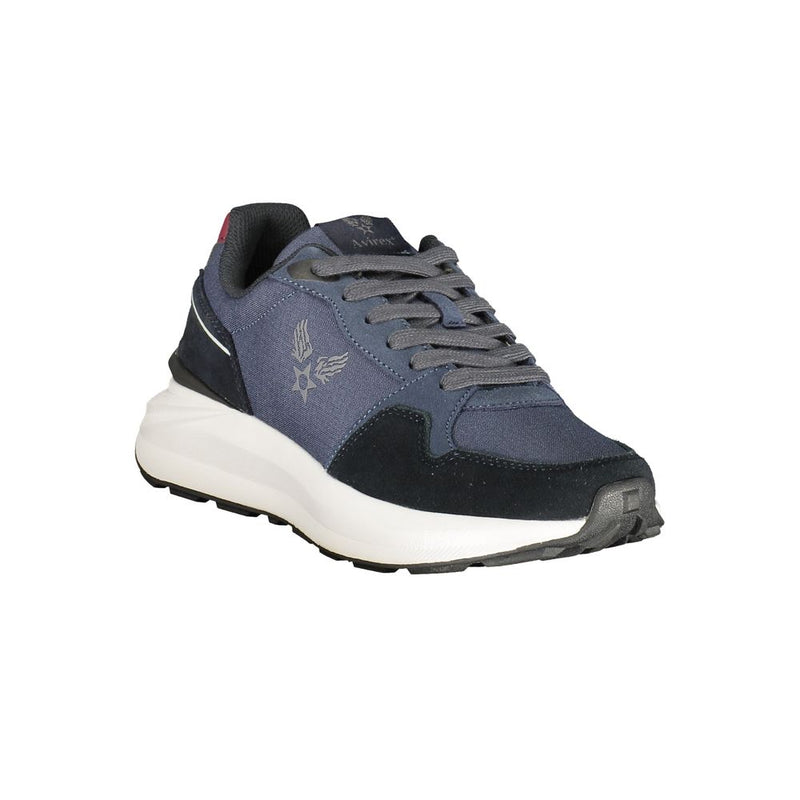 Avirex Abel Blue Polyurethane Men Sneaker